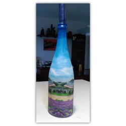 botella decorativa verano